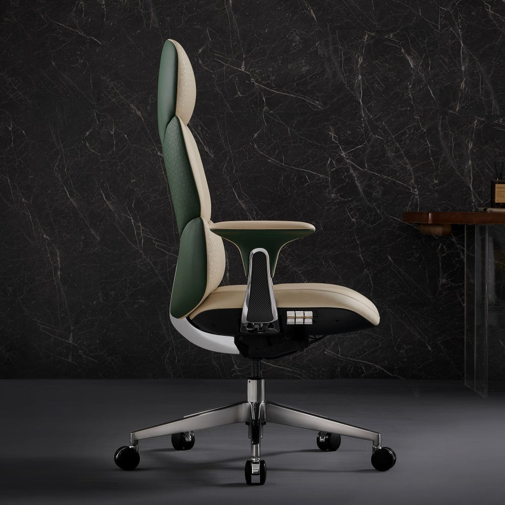 Nyla Chefsessel aus Leder für das Büro – Luviano
