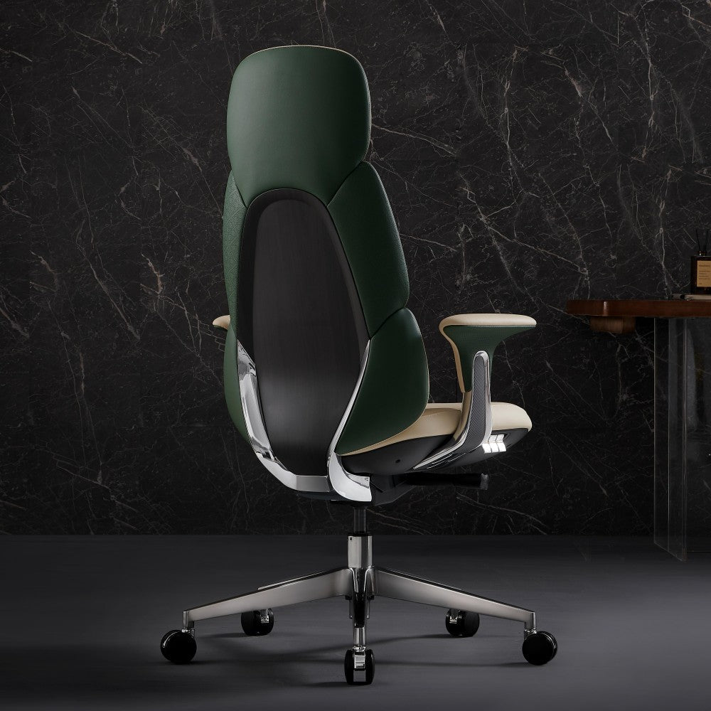 Nyla Chefsessel aus Leder für das Büro – Luviano
