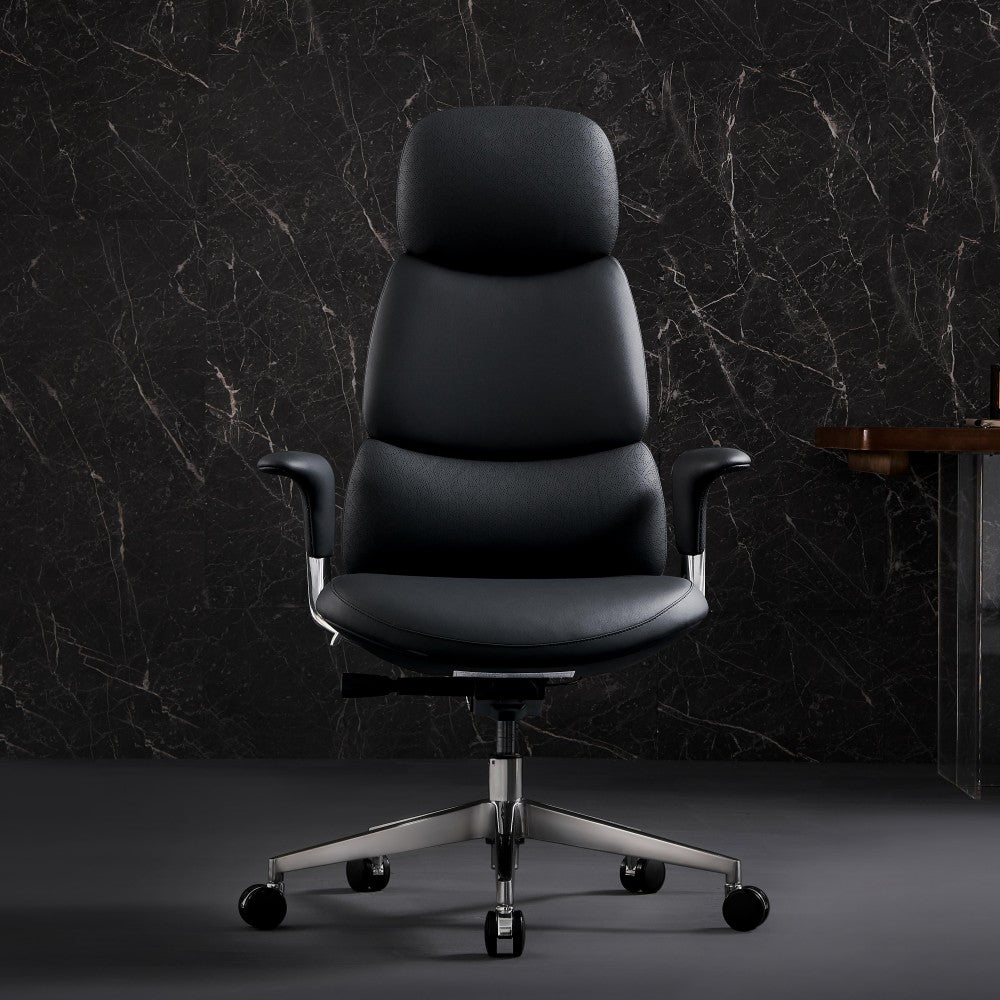 Nyla Chefsessel aus Leder für das Büro – Luviano