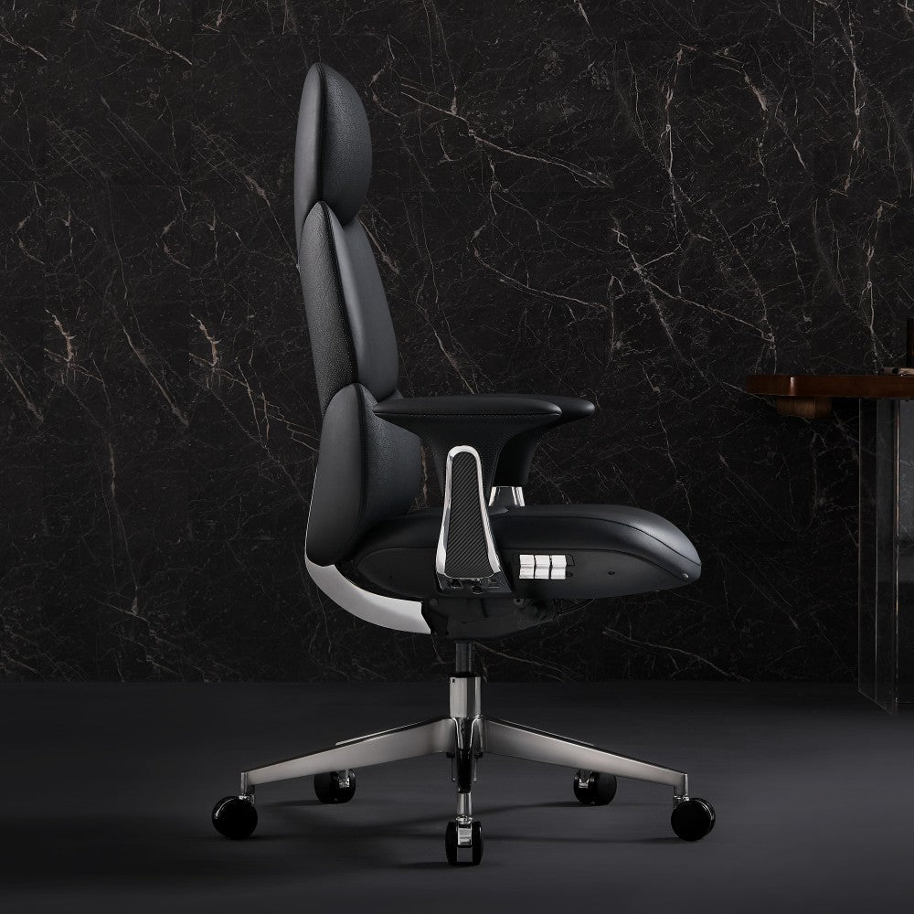 Nyla Chefsessel aus Leder für das Büro – Luviano