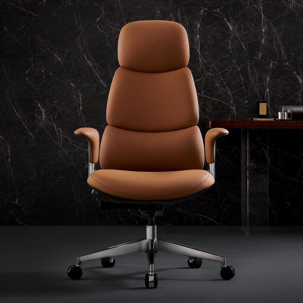 Nyla Chefsessel aus Leder für das Büro – Luviano