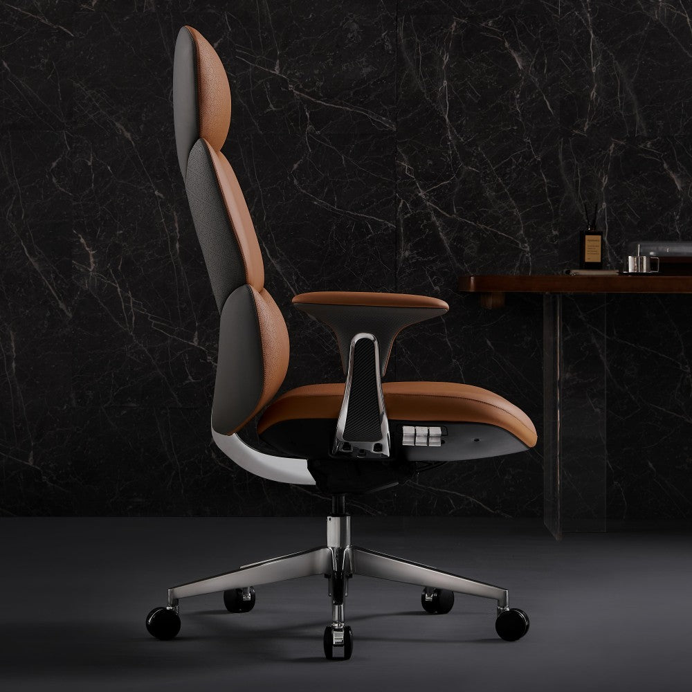 Nyla Chefsessel aus Leder für das Büro – Luviano