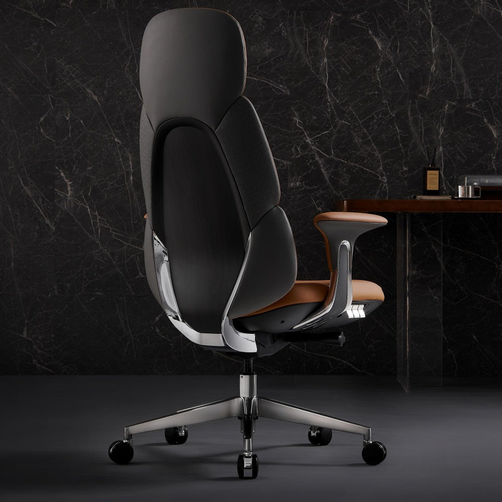 Nyla Chefsessel aus Leder für das Büro – Luviano