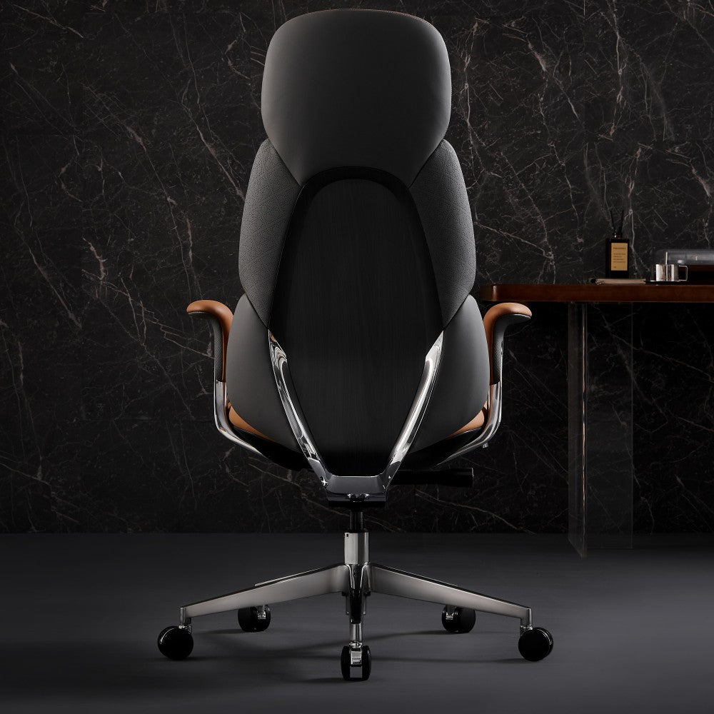 Nyla Chefsessel aus Leder für das Büro – Luviano