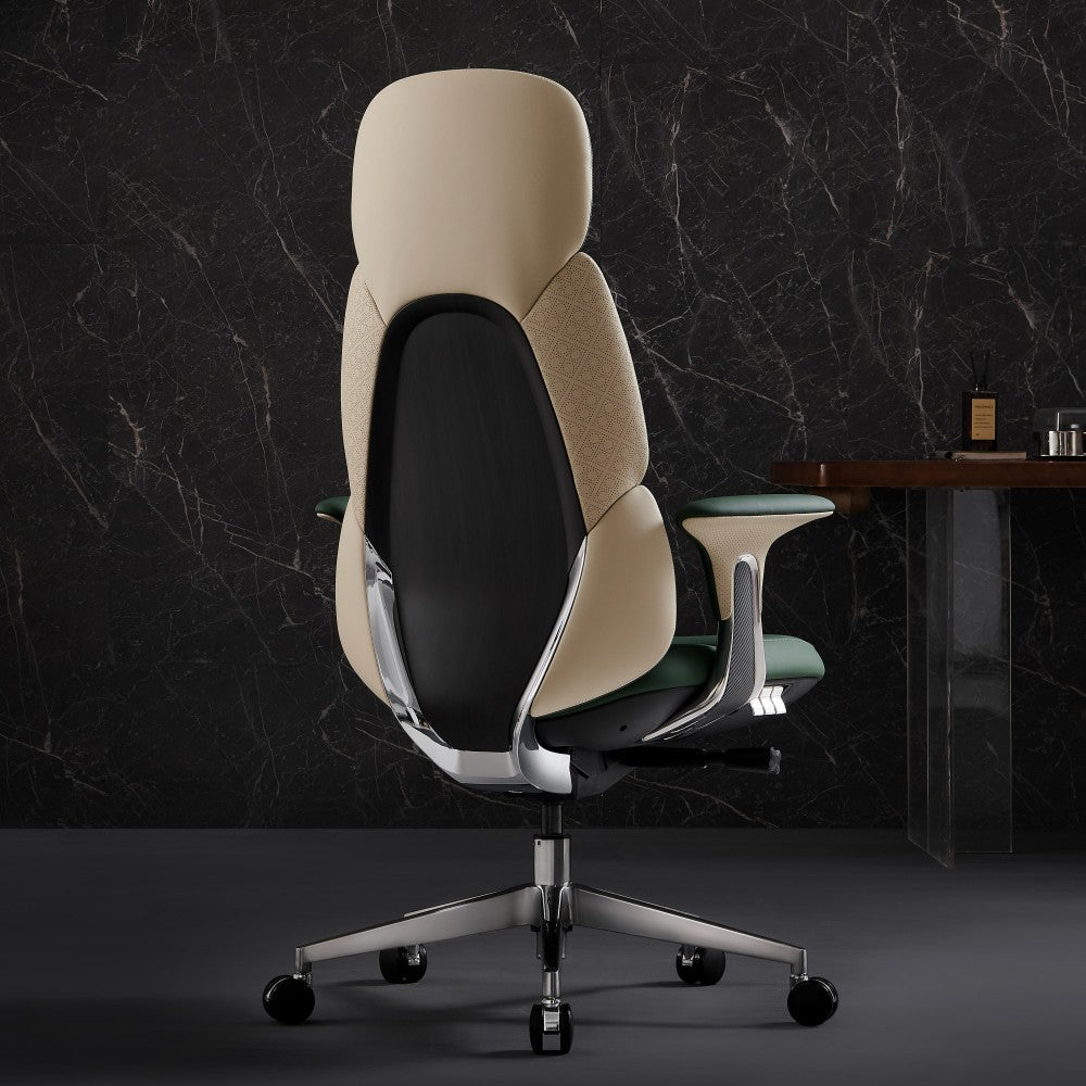 Nyla Chefsessel aus Leder für das Büro – Luviano