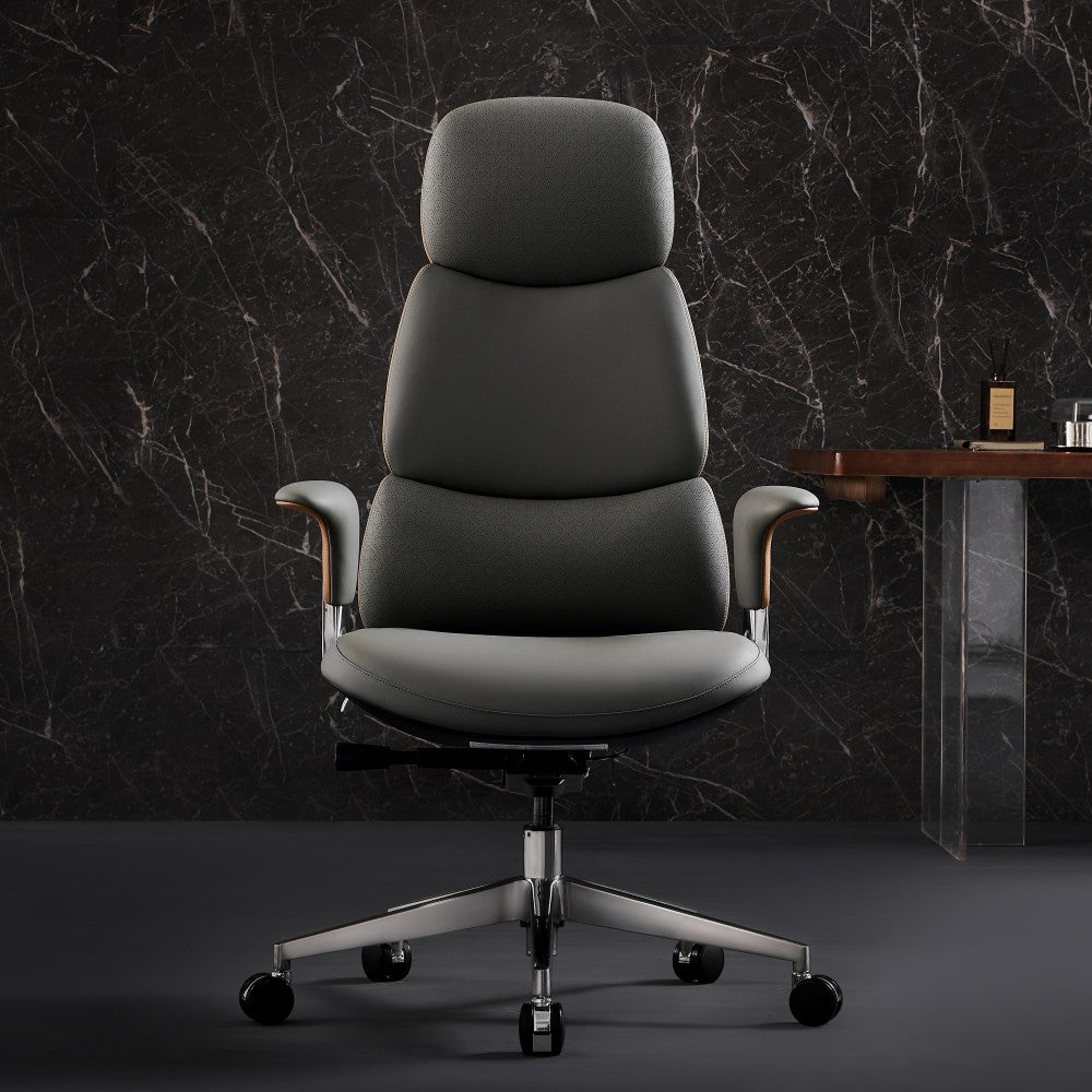 Nyla Chefsessel aus Leder für das Büro – Luviano