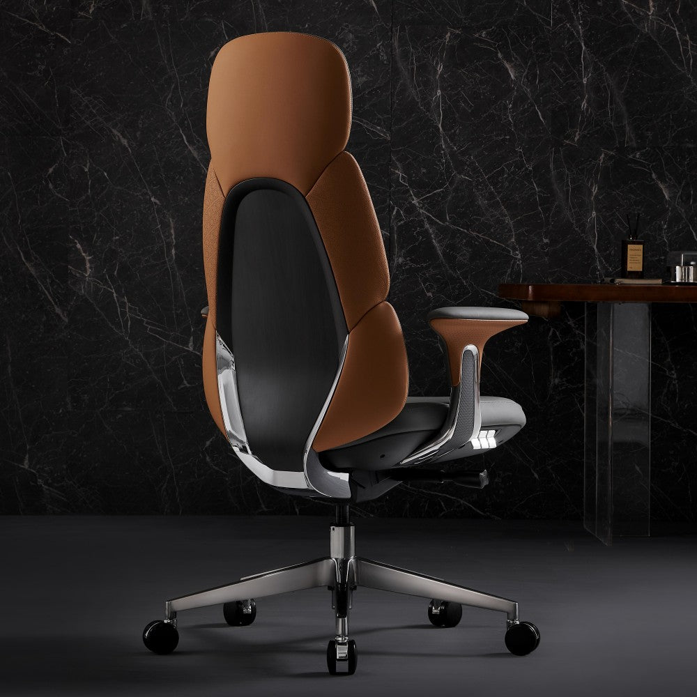 Nyla Chefsessel aus Leder für das Büro – Luviano