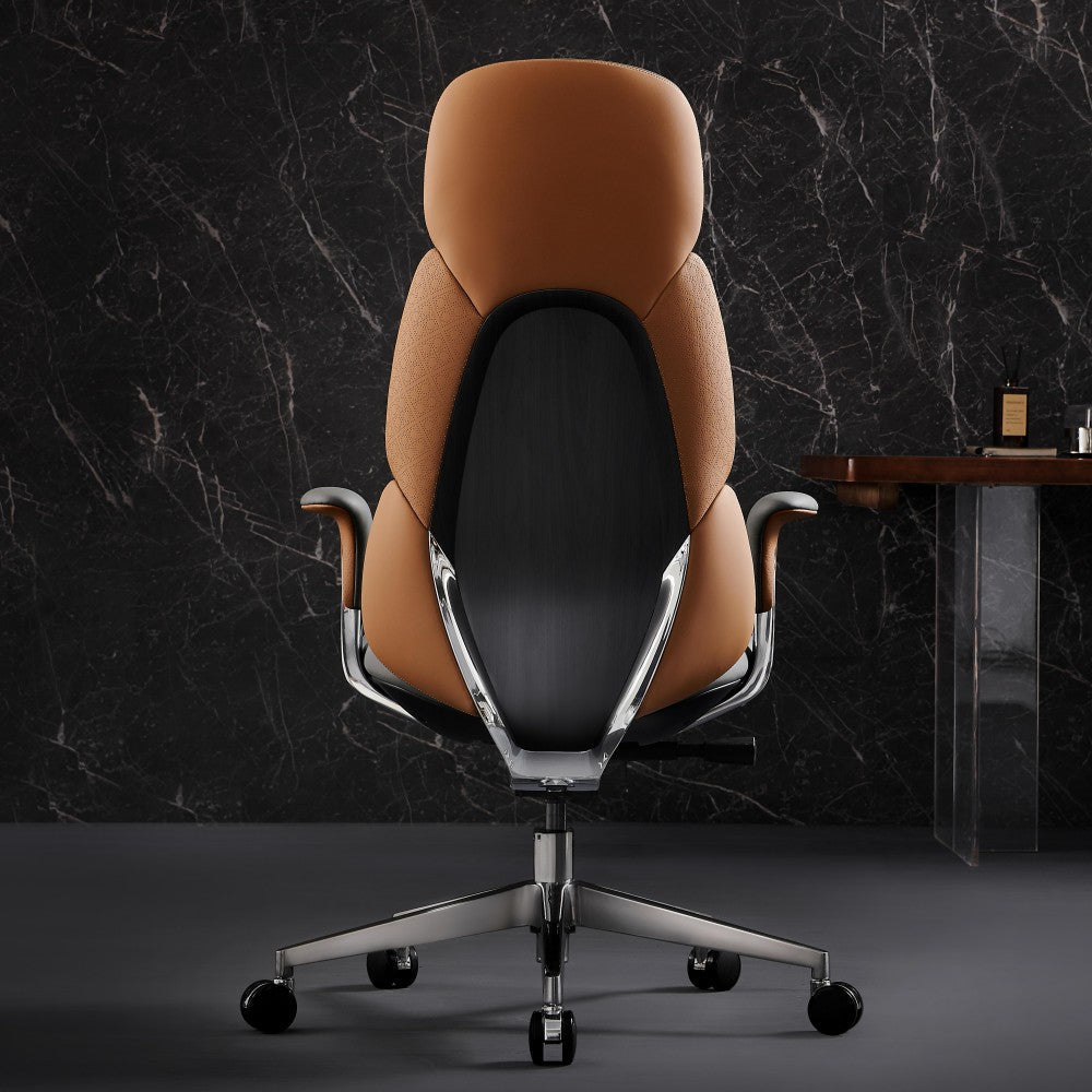 Nyla Chefsessel aus Leder für das Büro – Luviano