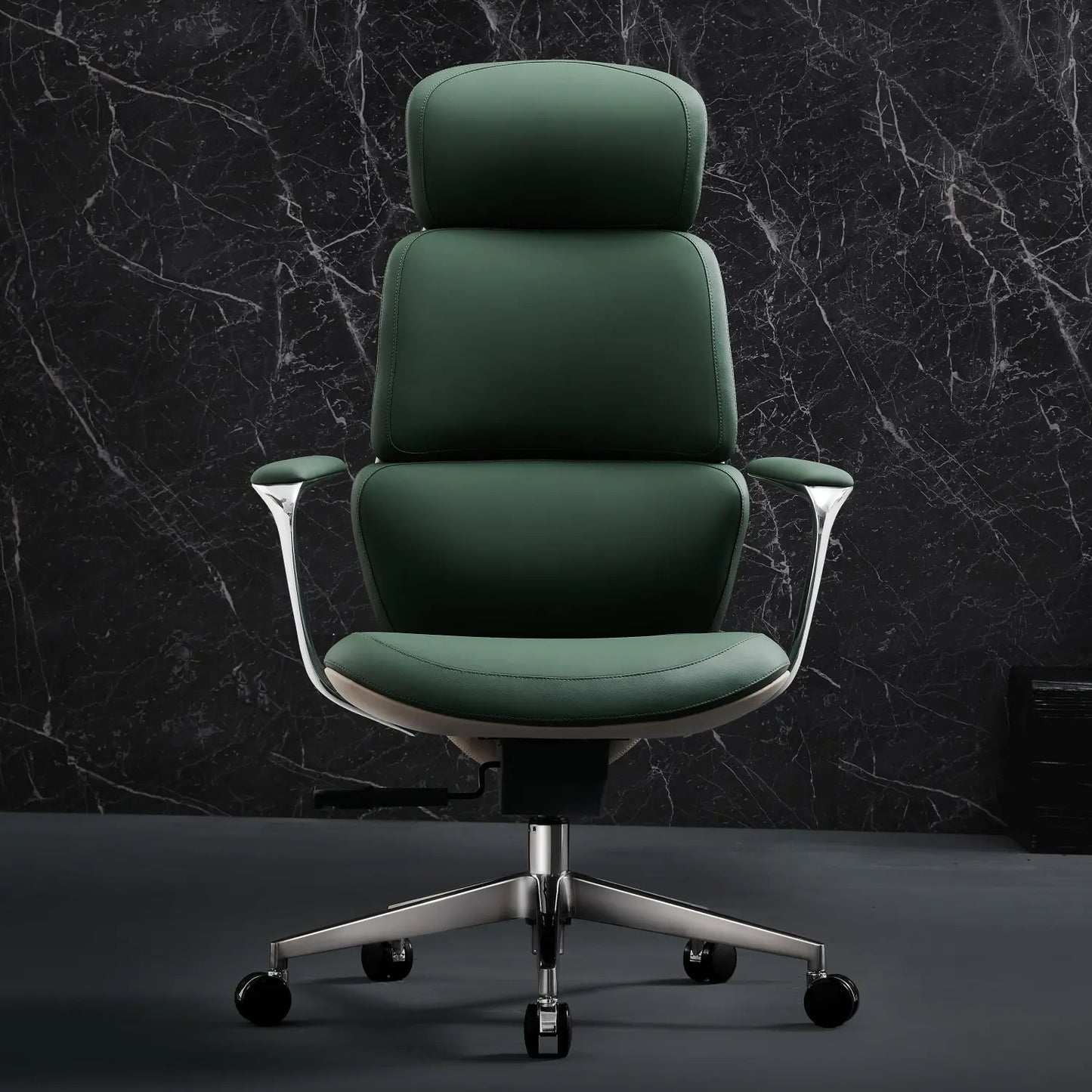 Nolan Chefsessel aus Leder für das Büro – Luviano