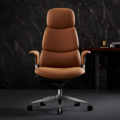 Nyla Chefsessel aus Leder für das Büro – Luviano