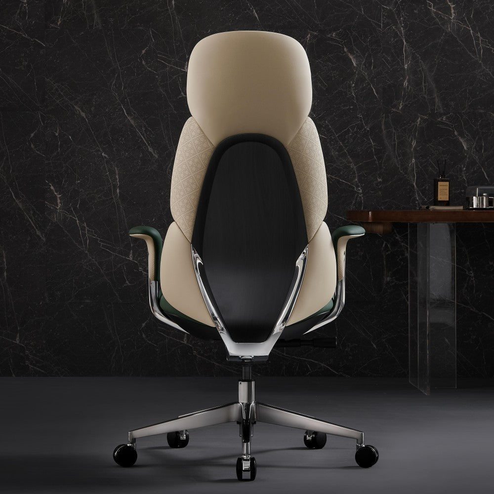 Nyla Chefsessel aus Leder für das Büro – Luviano