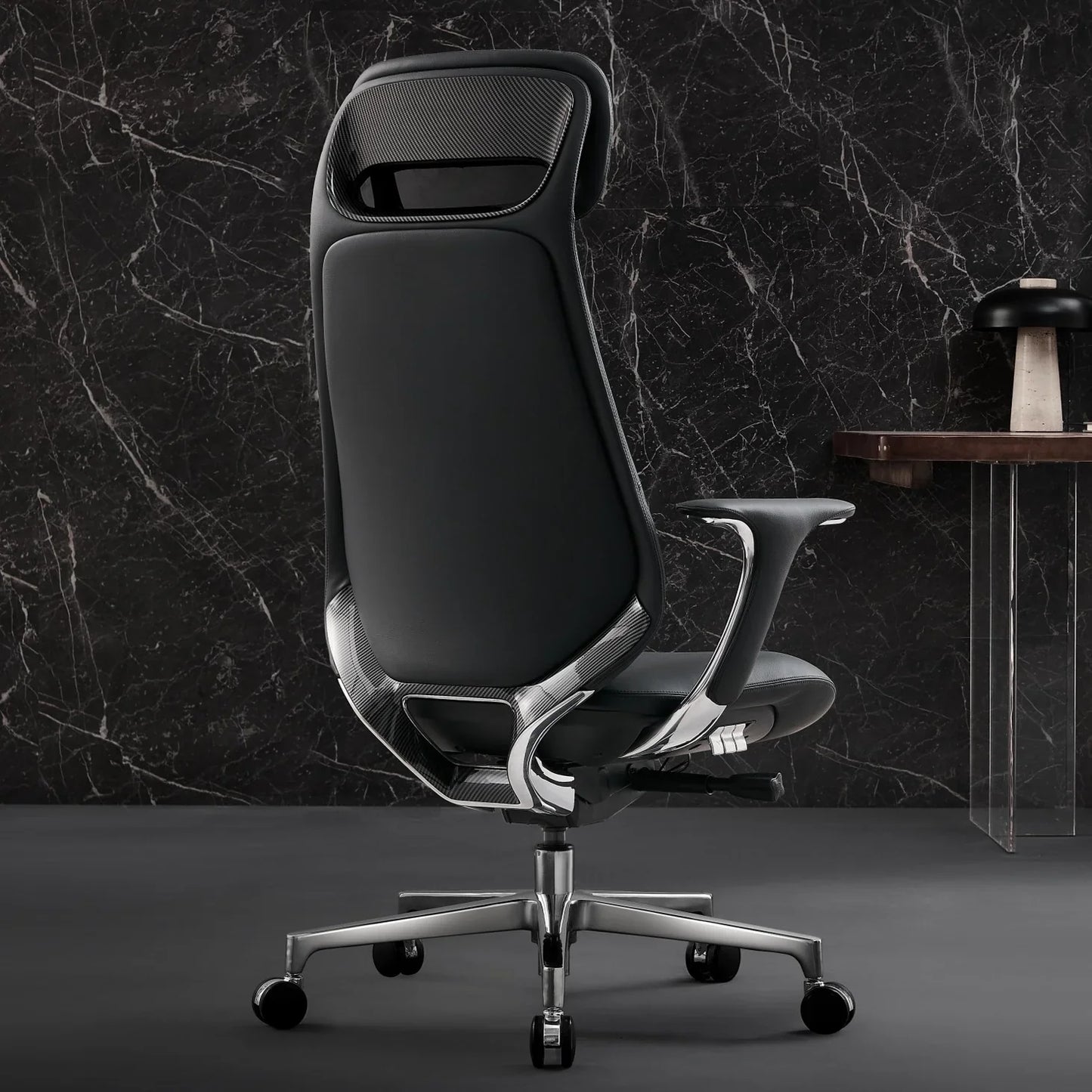 Neta Chefsessel aus Leder für das Büro – Luviano