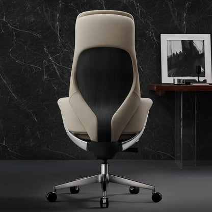 Norris Chefsessel aus Leder für das Büro – Luviano