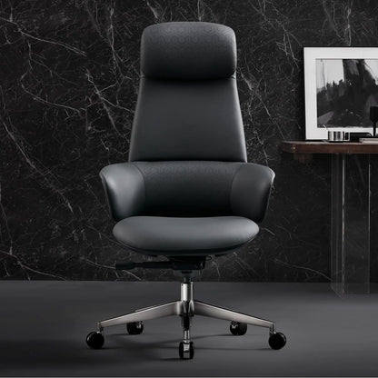 Norris Chefsessel aus Leder für das Büro – Luviano