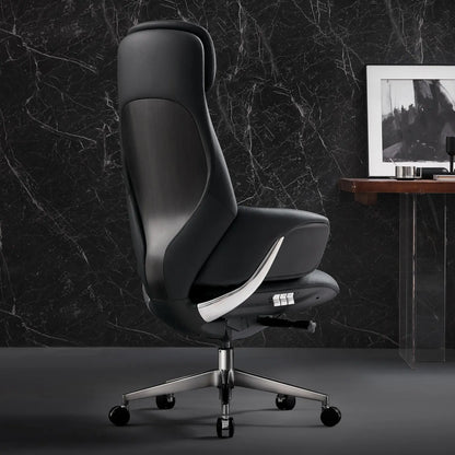 Norris Chefsessel aus Leder für das Büro – Luviano