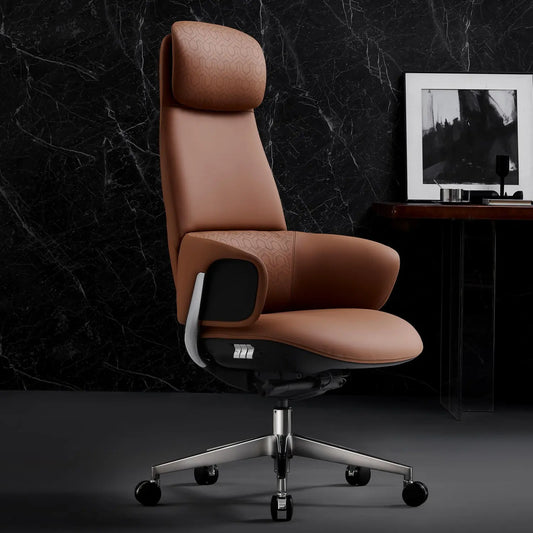 Norris Chefsessel aus Leder für das Büro – Luviano