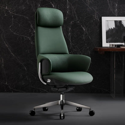 Norris Chefsessel aus Leder für das Büro – Luviano