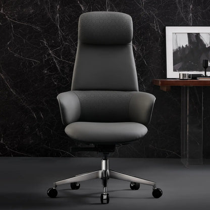 Norris Chefsessel aus Leder für das Büro – Luviano