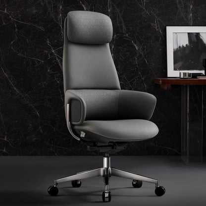 Norris Chefsessel aus Leder für das Büro – Luviano