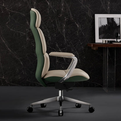 Nolan Chefsessel aus Leder für das Büro – Luviano