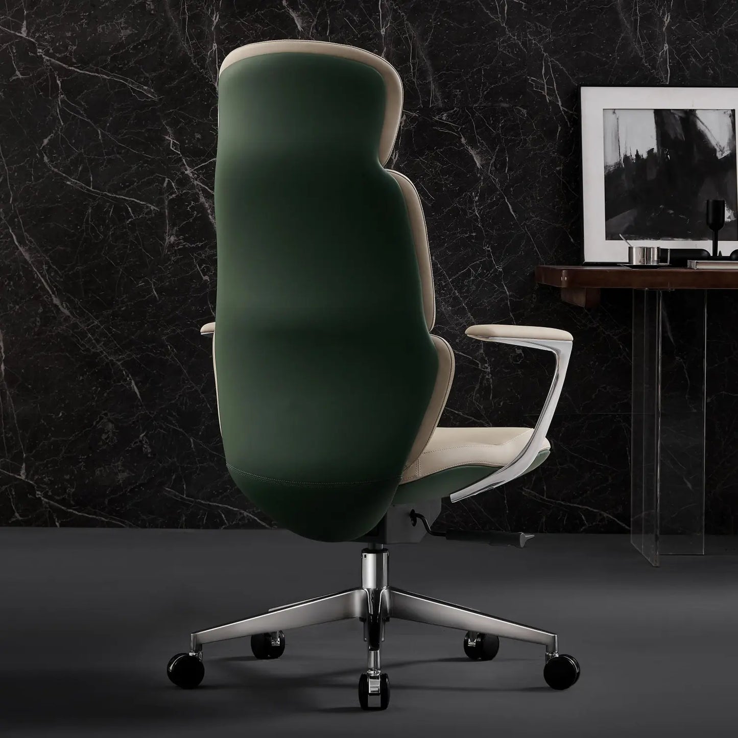 Nolan Chefsessel aus Leder für das Büro – Luviano