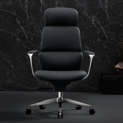 Nolan Chefsessel aus Leder für das Büro – Luviano