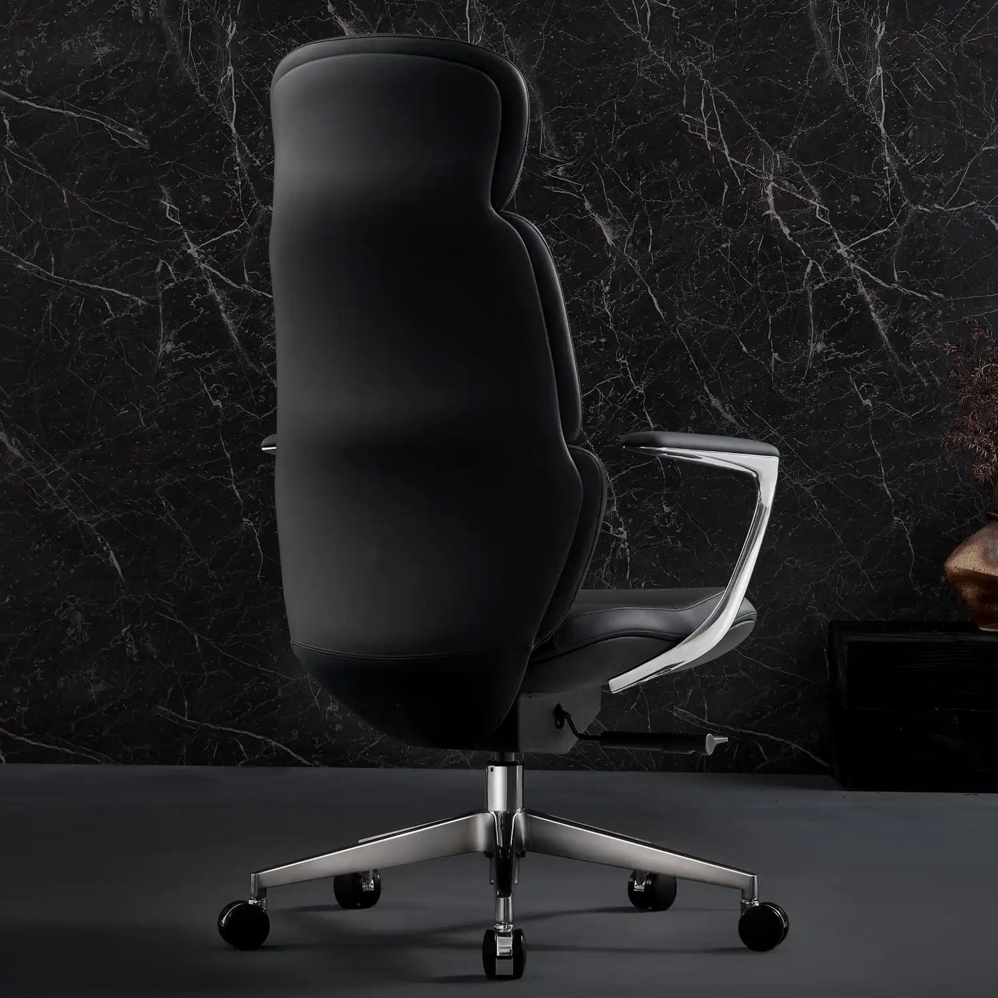 Nolan Chefsessel aus Leder für das Büro – Luviano