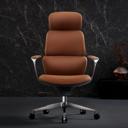 Nolan Chefsessel aus Leder für das Büro – Luviano