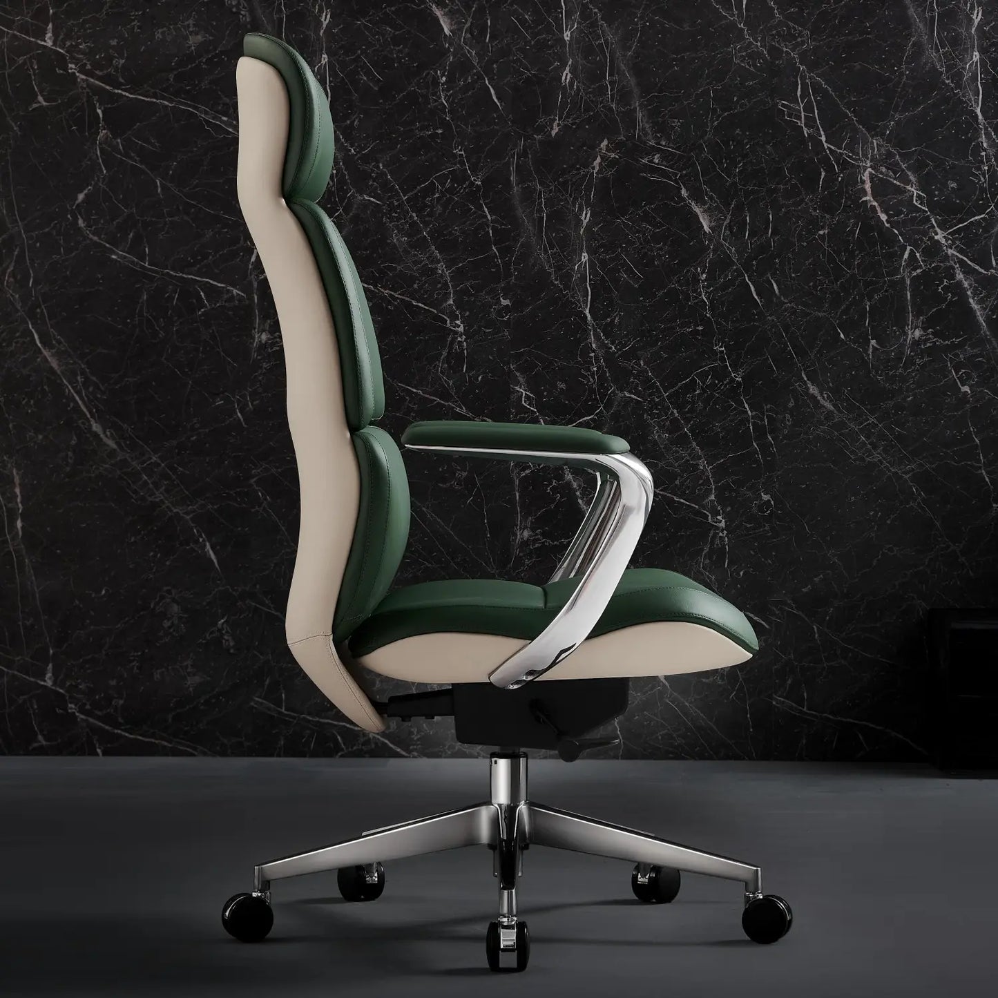 Nolan Chefsessel aus Leder für das Büro – Luviano