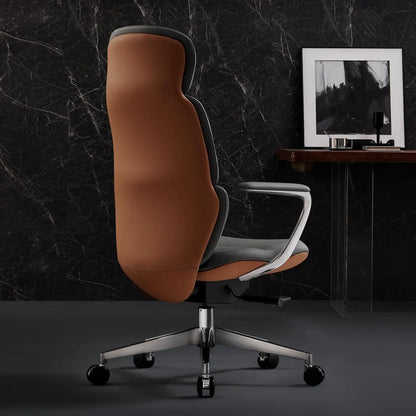 Nolan Chefsessel aus Leder für das Büro – Luviano